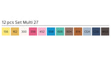 Stylefile Marker 12 Piece Multi Set 27