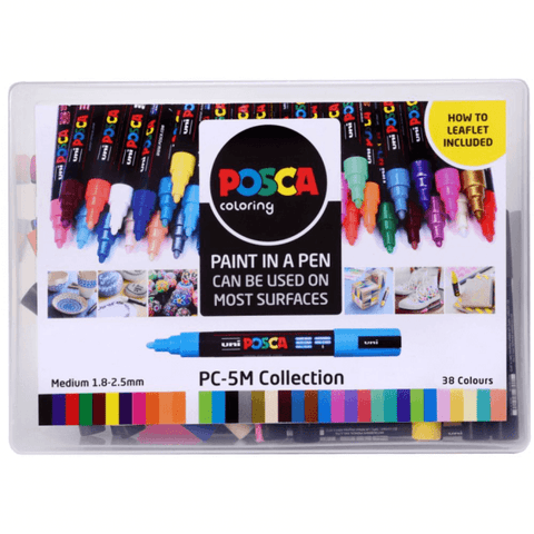 Posca PC-5M 39 Pen Collection