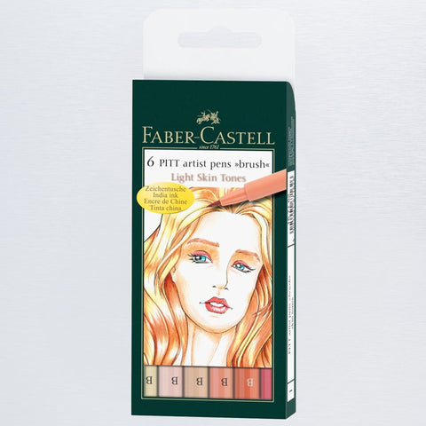 Faber-Castell Pitt Artist Brush Pens - Skin Tones (6)