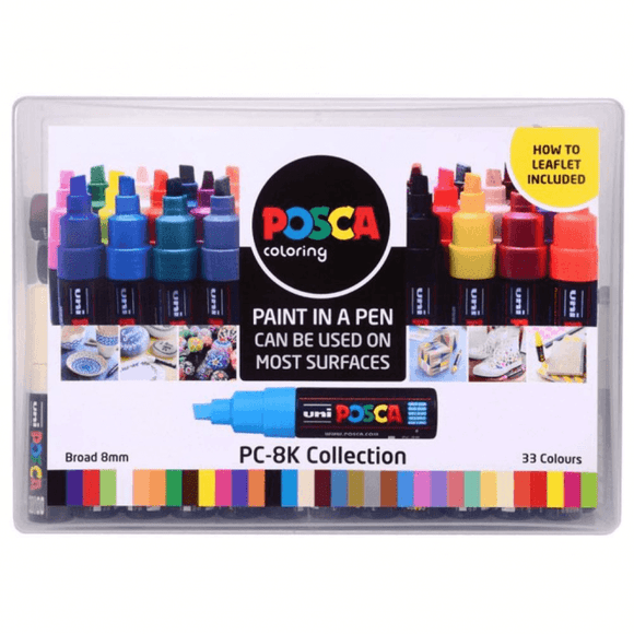 Posca PC-8K 33 Pen Collection