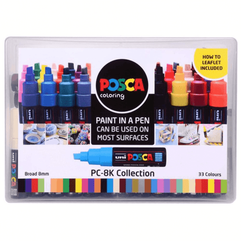 Posca PC-8K 33 Pen Collection