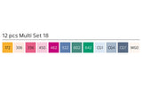 Stylefile Brush Marker 12 Piece Multi Set 18