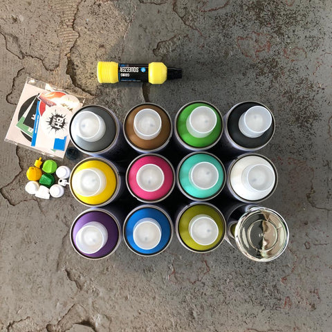 Dope Graffiti Starter Set - 12 Cans