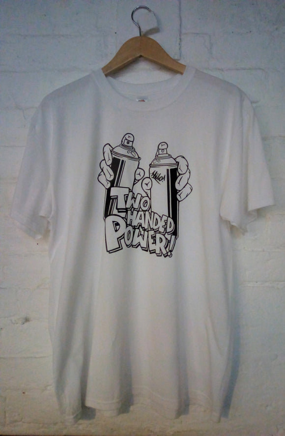 Two Handed Power Tee (White)
