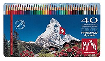 Caran D'Ache Prismalo Aquarelle Water Soluble Pencils
